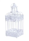 Lot 31; 2 x Tall Metal Birdcages 40cm Tall x 17cm Wide RRP £ 42