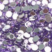 Lot 50; 10,000 Lilac Flat Back Crystal Gems In 10 Packs RRP £35
