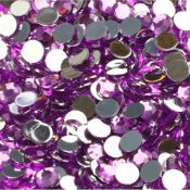 Lot 57; 10,000 Lavender Flat Back Crystal Gems In 10 Packs RRP £35