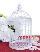 Lot 10; Brand New Metal Birdcage 44cm Tall x 22cm Wide RRP £24