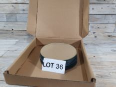 Lot 36; 10 x Round Decorative Mirror Plates 20cm RRP £100