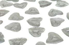 Lot 111; 20 x 100Pcs Heart Shaped Petals In Silver RRP £40