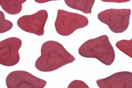 Lot 109; 20 x 100Pcs Heart Shaped Petals In Light Red RRP £40
