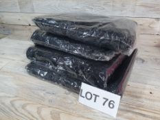 Lot 76; 100 Beautiful Black Organza Chair Sashes RRP £120
