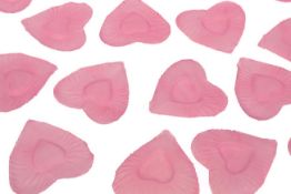 Lot 116; 20 x 100Pcs Heart Shaped Petals In Pink RRP £40