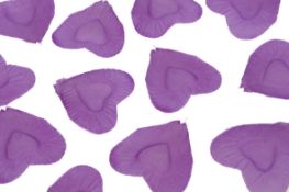 Lot 119; 20 x 100Pcs Heart Shaped Petals In Cadbury's Purple RRP £40