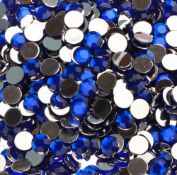Lot 53; 10,000 Royal Blue Flat Back Crystal Gems In 10 Packs RRP £35