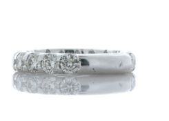 Platinum Full Eternity Diamond Ring 2.25 Carats