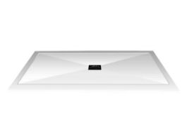 Brand New Boxed Everstone White Rectangular Shower Tray - 1200x700mm RRP £225 *No Vat*
