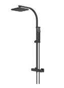 Brand New Boxed Aero Exposed Thermostatic Shower System - Matt Black RRP £270 **No VAT**