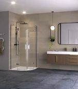Brand New Boxed Oyster 900x900mm Quadrant Shower Enclosure RRP £705 *No Vat*