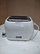 Breville White and Gold Impressions Toaster. RRP £39.99 - GRADE U
