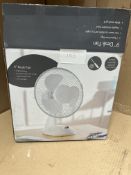 Morrisons Home 9 Inch Desk Fan. RRP £19.00 - GRADE U
