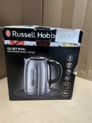 Russell Hobbs Quiet Boil Cream Kettle. RRP £36.94 - GRADE U