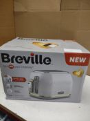 Breville White and Gold Impressions Toaster. RRP £39.99 - GRADE U
