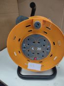 4 Socket 20 Metre Long Extension Cable. RRP £39.99 - GRADE U