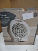 Morrisons 2000w Fan Heater. RRP £20 - GRADE U