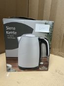 Morrisons Home Siena Kettle 1.7L Capacity. RRP £20.00 - GRADE U