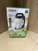 Tower 1.6L Soup and Smoothie Maker. RRP £59.99 - GRADE U
