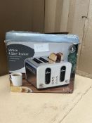Morrisons Home Venice 4 Slice Toaster. RRP £35.00 - GRADE U