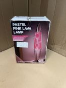 Global Gizmos Pink Lava Lamp. RRP £35.00 - GRADE U