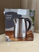 Morrisons Home Naples Kettle. RRP £18.00 - GRADE U