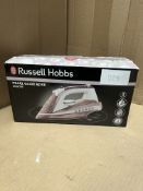Russell Hobbs Pearl Glide Rose Steam Iron. RRP £29.99 - GRADE U