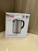 Swan 1.7L Bullet Kettle. RRP £41.00 - GRADE U
