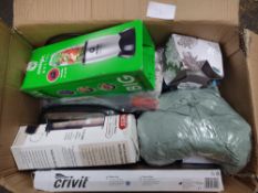 Large Assorted Box of Mixed Items To Include Magic Bullet. Approx. RRP £200 - GRADE U