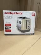 Morphy Richards Evoke 2 Slice Toaster. RRP £20.00 - GRADE U