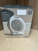 Morrisons Home 2000W Fan Heater. RRP £30.00 - GRADE U