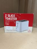 Morrisons Essential 2 Slice Toaster. RRP £18.00 - GRADE U