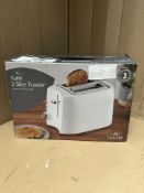 Morrisons Home Turin 2 Slice Toaster. RRP £18.00 - GRADE U