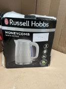 Russell Hobbs Honeycomb Kettle. RRP £37.00 - GRADE U