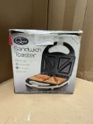 Quest Sandwich Toaster. RRP £16.99 - GRADE U