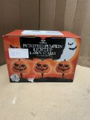 Morrisons Petrified Pumpkin Light-up Lawn Stakes. RRP £20.00 - GRADE U