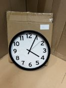 Wall-mounted Clock. RRP £20.00 - GRADE U