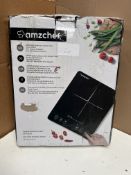 Amzchef Single Induction Hob. RRP £69.99 - GRADE U