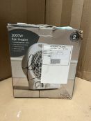 Morrisons Home 2000W Fan Heater. RRP £20.00 - GRADE U