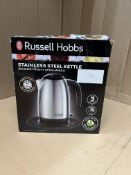 Russell Hobbs Stainless Steel Kettle. RRP £28.00 - GRADE U