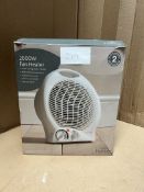 Morrisons Home 2000W Fan Heater. RRP £30.00 - GRADE U
