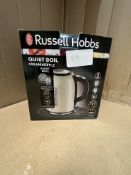 Russell Hobbs Quiet Boil Cream Kettle. RRP £36.94 - GRADE U