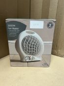 Morrisons Home 2000W Fan Heater. RRP £30.00 - GRADE U