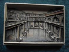 Bossons Ivorex Plaque - *The Roman Baths, Bath With Original Box* - 1981 - 1992