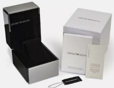 Emporio Armani AR2453 Men's Black Stainless Steel Bracelet Chronograph Watch