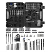 Drill Bit Set, 199Pcs Combination Drill Bit Sets Includes HSS Twist Drill Bits, Masonry Drill Bit...