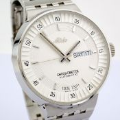 Mido / All Dial Day Date Choronometer Automatic Transparent (Unworn) - Gentlemen's Steel Wristwat...