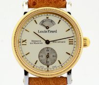 Louis Erard / Reserve De Marche Mecanique Manual La Longue Ligne - Gentlemen's Steel Wristwa...