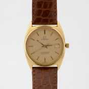 Omega / Seamaster Date - Gentlemen's Steel Wrist Watch