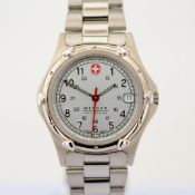 Wenger / S.A.K DESIGN Date - (Unworn) Gentlemen's Steel Wrist Watch